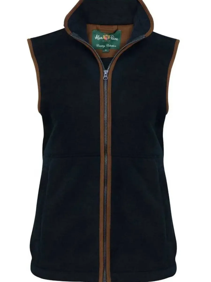 Women Alan Paine Aylsham Ladies Fleece Gilet - Dark Navy