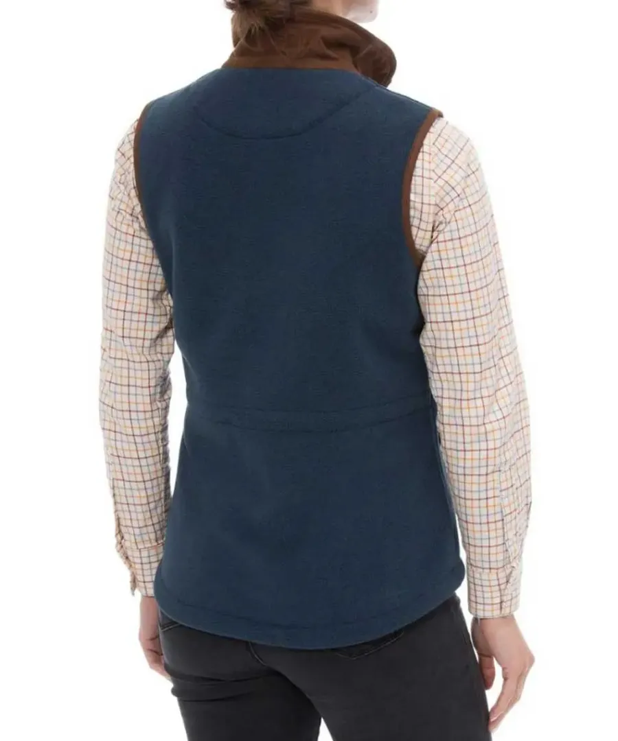 alan_paine_aylsham_ladies_2-2.webp Women Alan Paine Aylsham Ladies Fleece Gilet - Blue Steel