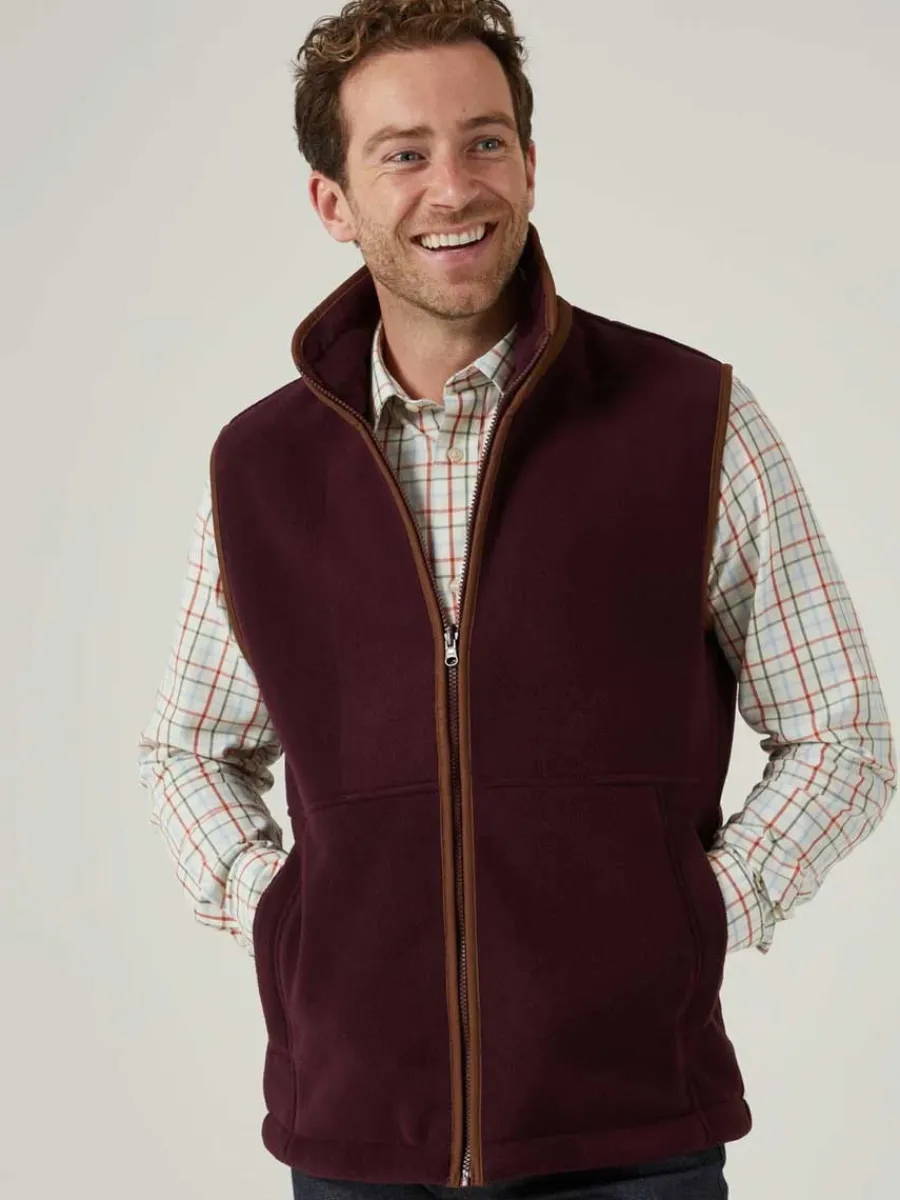 Alan Paine Aylsham Mens Fleece Gilet -