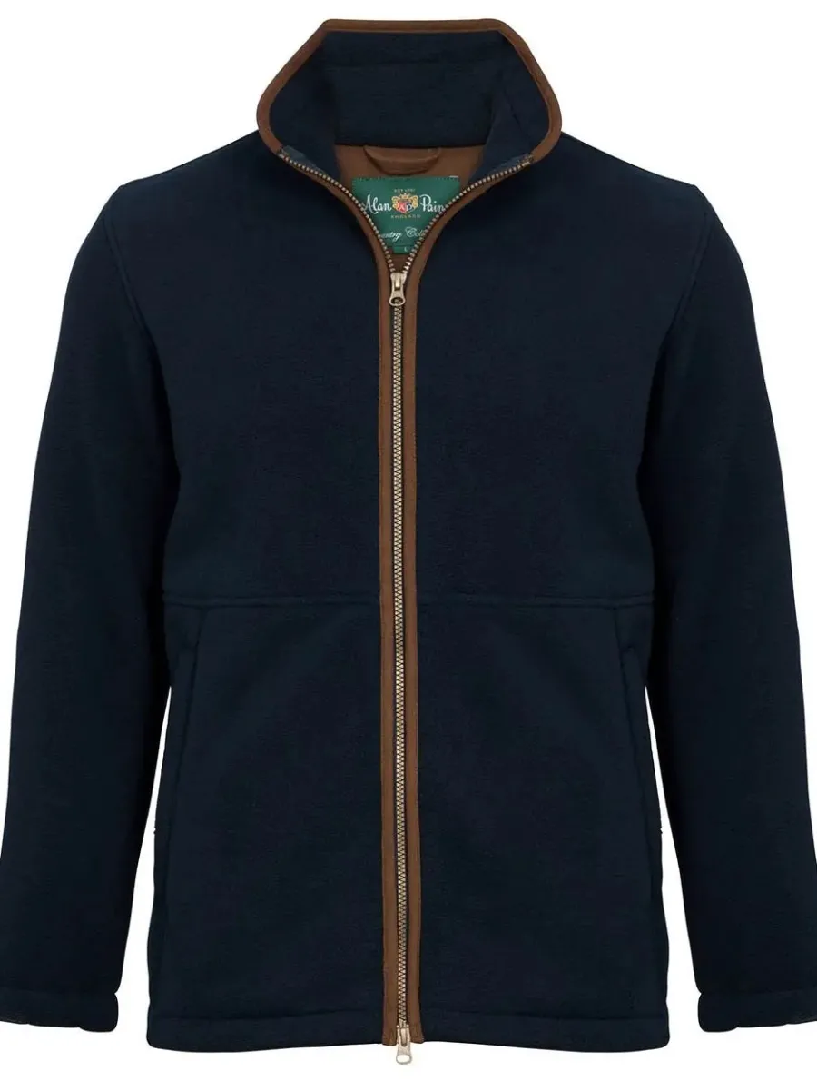 Alan Paine Aylsham Mens Fleece Jacket - Dark Navy