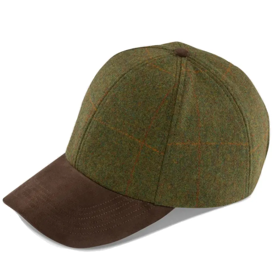 Alan Paine Combrook Mens Tweed Baseball Cap -