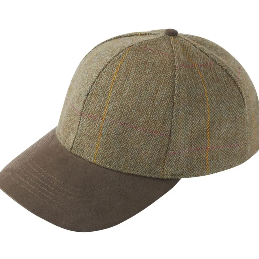 Alan Paine Combrook Mens Tweed Baseball Cap -