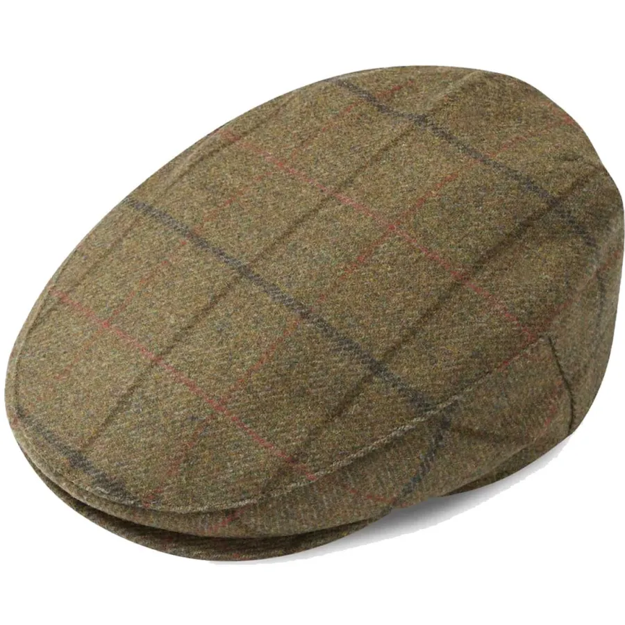 Alan Paine Combrook Mens Tweed Flat Cap -