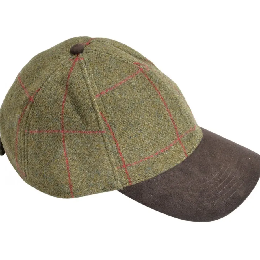 Alan Paine Combrook Mens Tweed Baseball Cap -