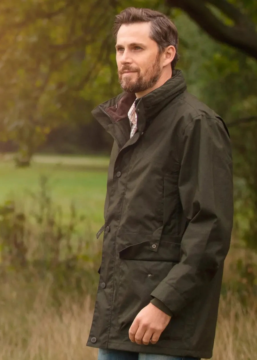 Alan Paine Fernley Field Coat - Mens Waterproof - Woodland
