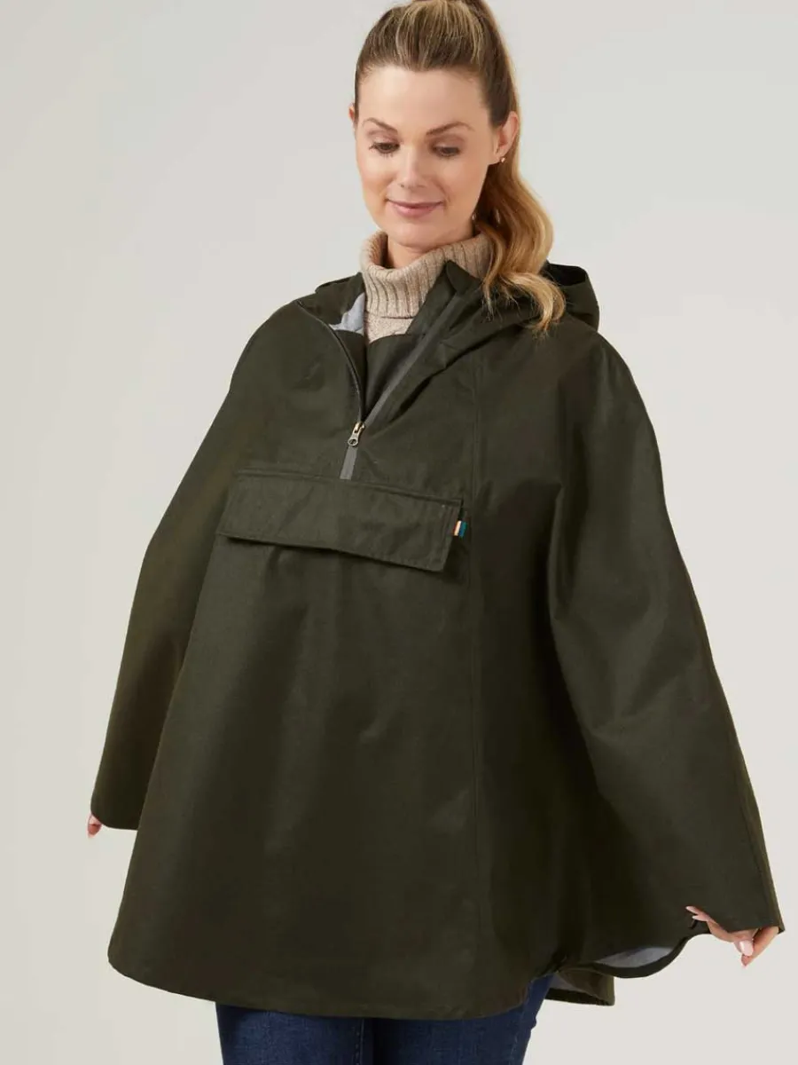 alan_paine_fernley_ladies_2.webp Alan Paine Fernley Ladies Waterproof Cape - Woodland