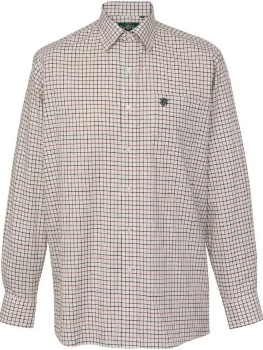 Alan Paine Ilkley Mens Country Check Shooting Shirt -