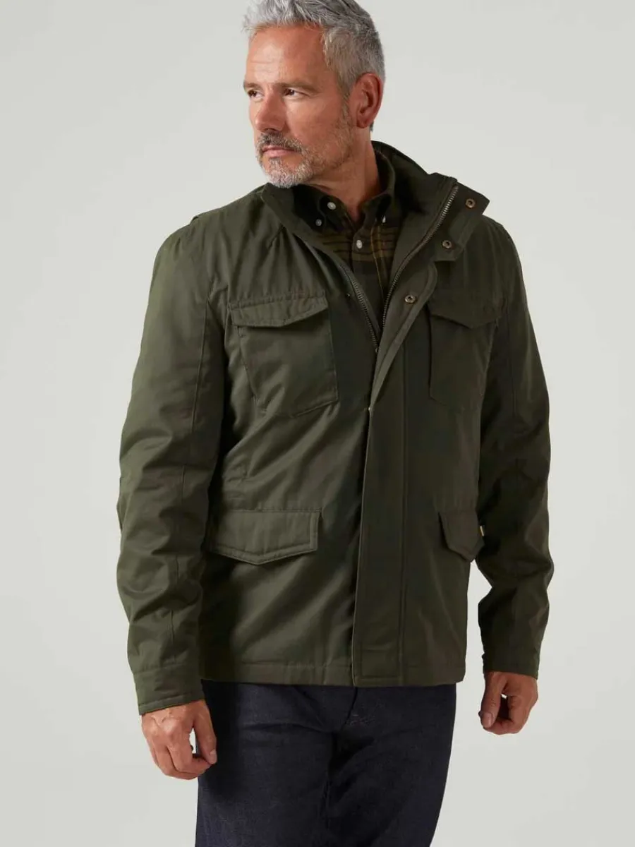 Alan Paine Milwood Mens Military Jacket - Olive