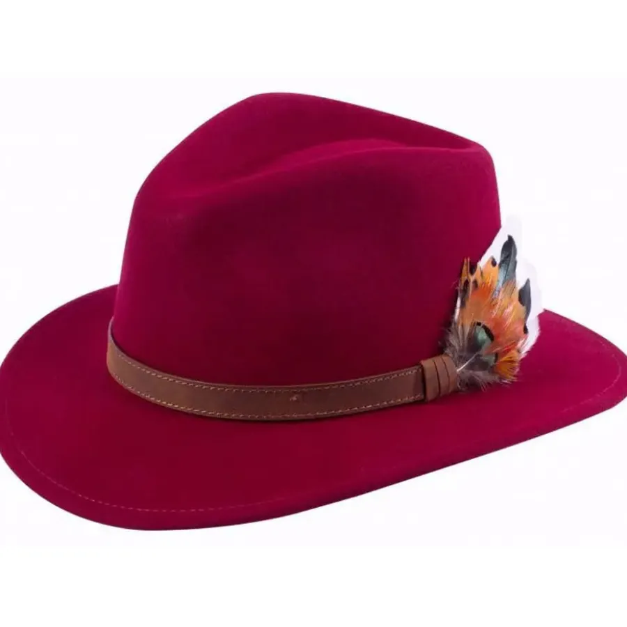 Women Alan Paine Richmond Fedora Hat -