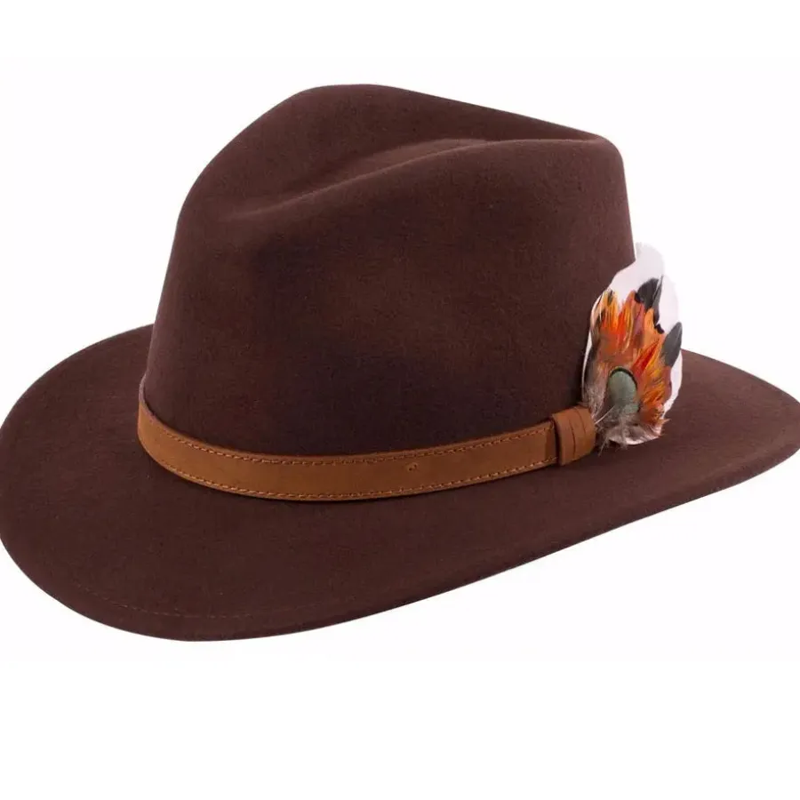 Women Alan Paine Richmond Fedora Hat -