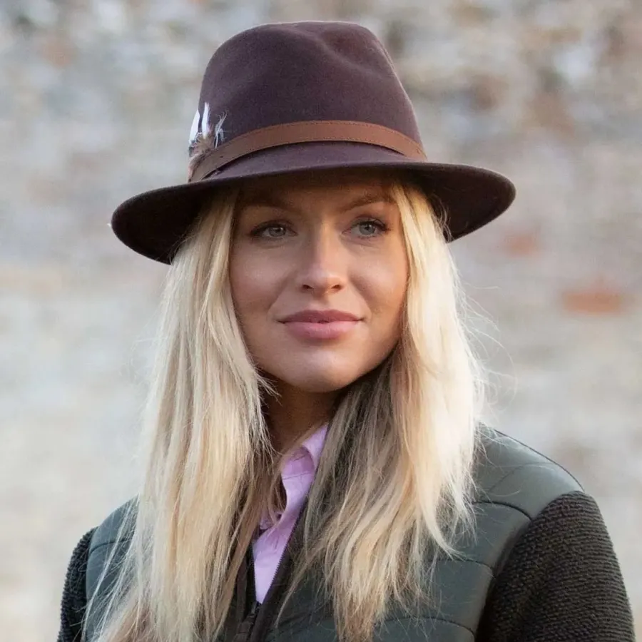 alan_paine_richmond_fedor_2.webp Women Alan Paine Richmond Fedora Hat -