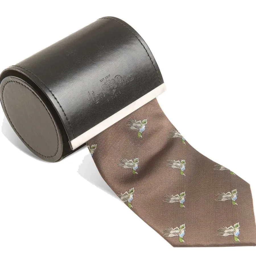Women Alan Paine Ripon Silk Tie - Duck Design -