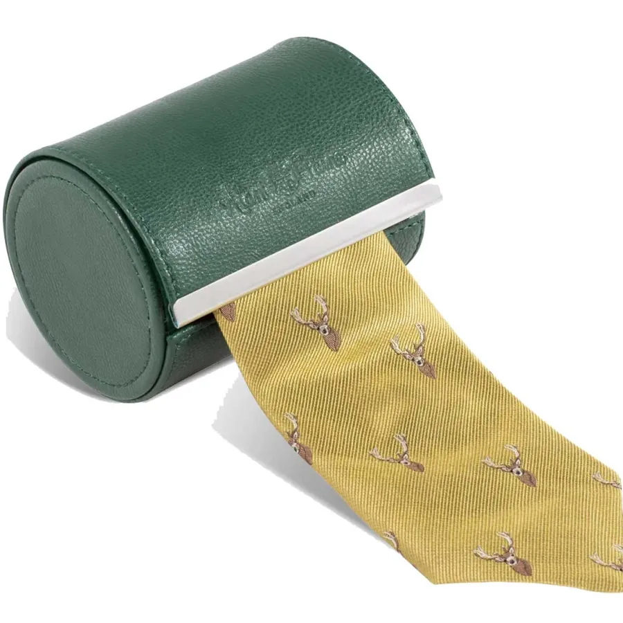 Women Alan Paine Ripon Silk Tie - Stags Head Design -