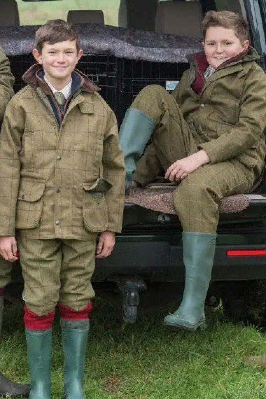 Alan Paine Rutland Breeks - Kids Tweed - Lichen