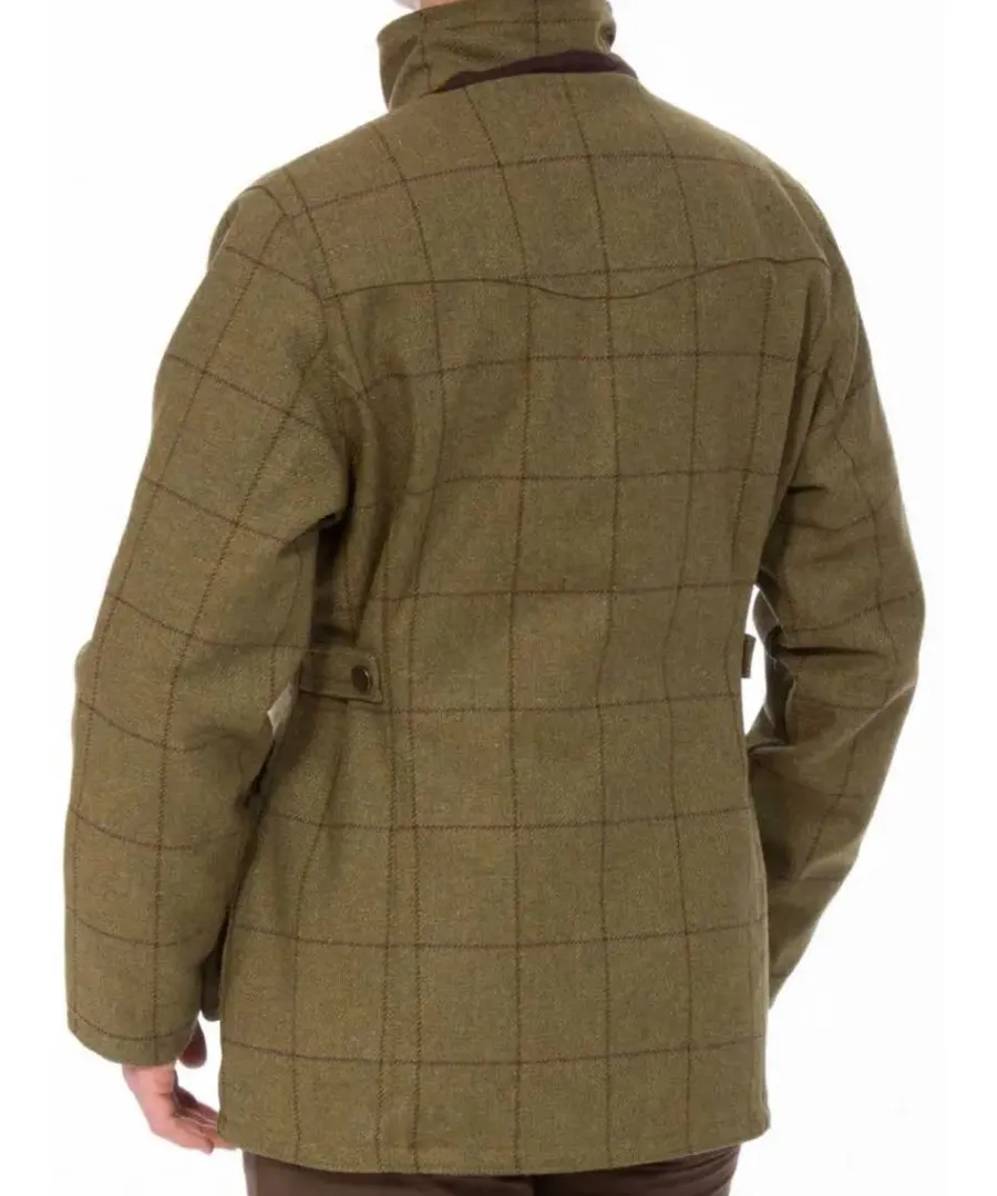 alan_paine_rutland_shooti_3.webp Women Alan Paine Rutland Shooting Coat - Ladies Tweed Waterproof - Lichen