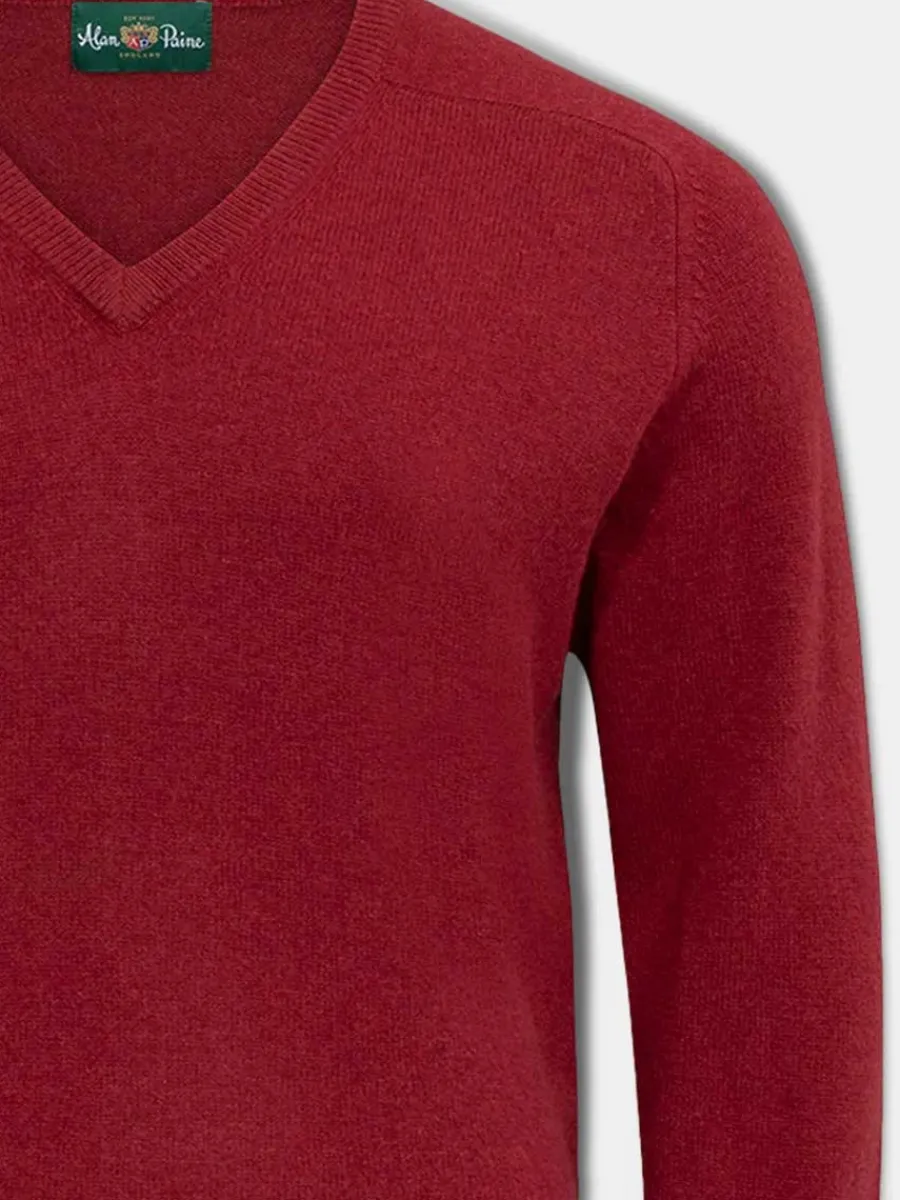alan_paine_streetly_mens__1-5.webp Alan Paine Streetly Men's V Neck Lambswool Jumper -