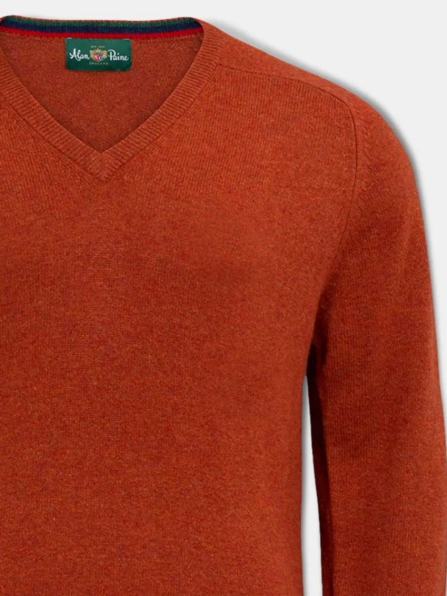 alan_paine_streetly_mens__2-1.webp Alan Paine Streetly Men's V Neck Lambswool Jumper -