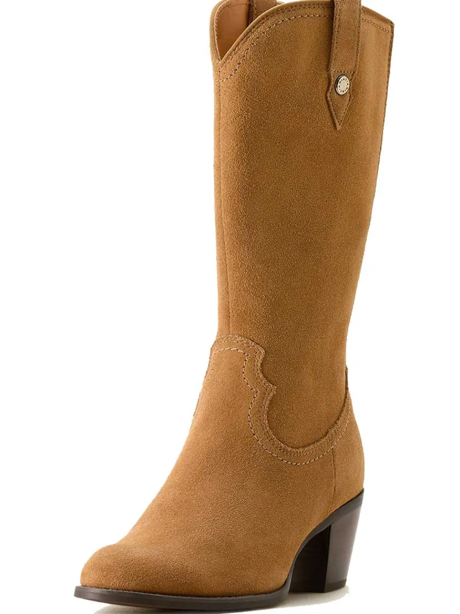 Ariat Addison Western Boots - Womens - Carmel Suede