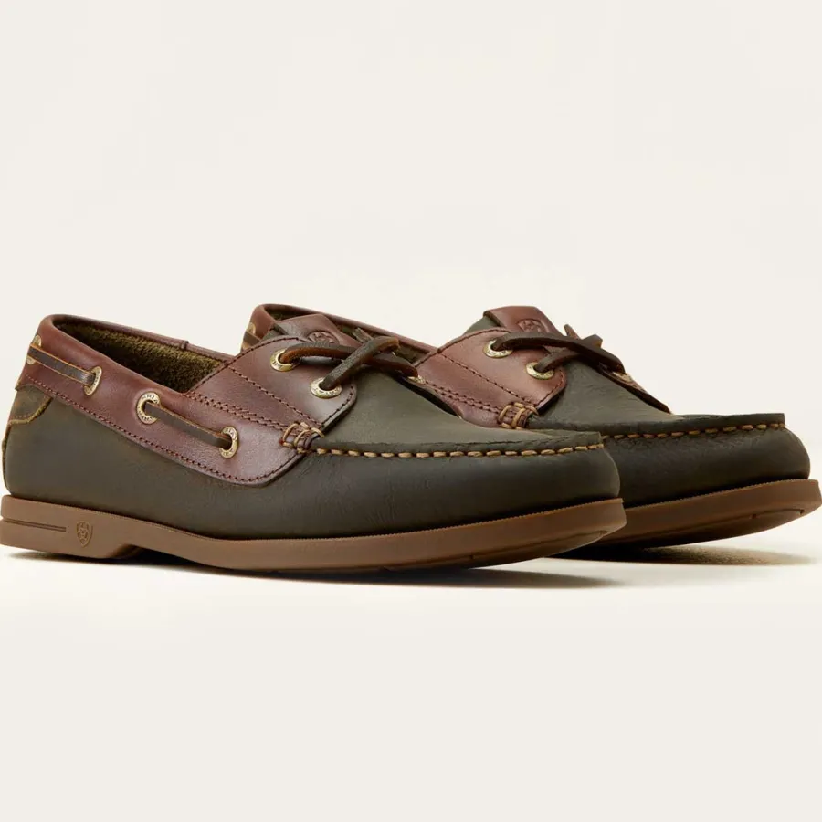 ariat_antigua_deck_shoes__1-3.webp Women Ariat Antigua Deck Shoes - Womens - Olive Night