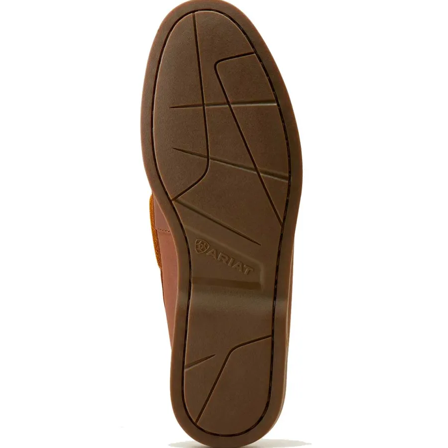 Ariat Antigua Deck Shoes - Mens - Bridle Brown