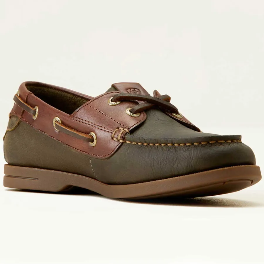 ariat_antigua_deck_shoes__2-3.webp Women Ariat Antigua Deck Shoes - Womens - Olive Night