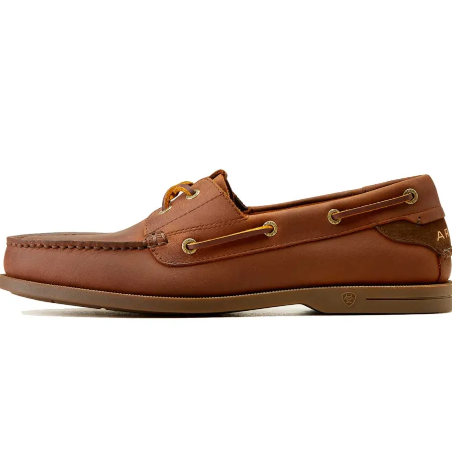 ariat_antigua_deck_shoes__6.webp Ariat Antigua Deck Shoes - Mens - Bridle Brown