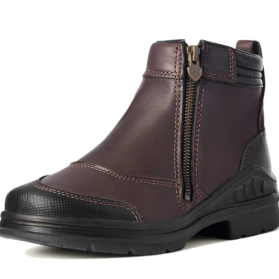Ariat Barnyard Side Zip Boots - Womens - Dark Brown