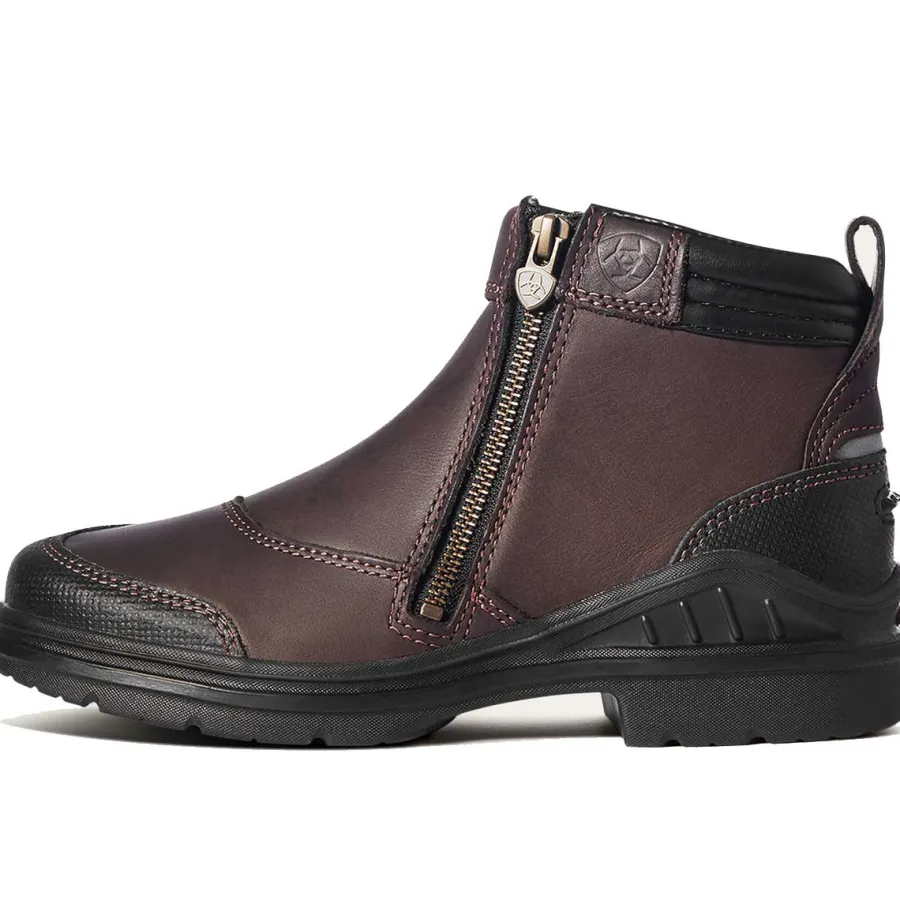 Ariat Barnyard Side Zip Boots - Womens - Dark Brown