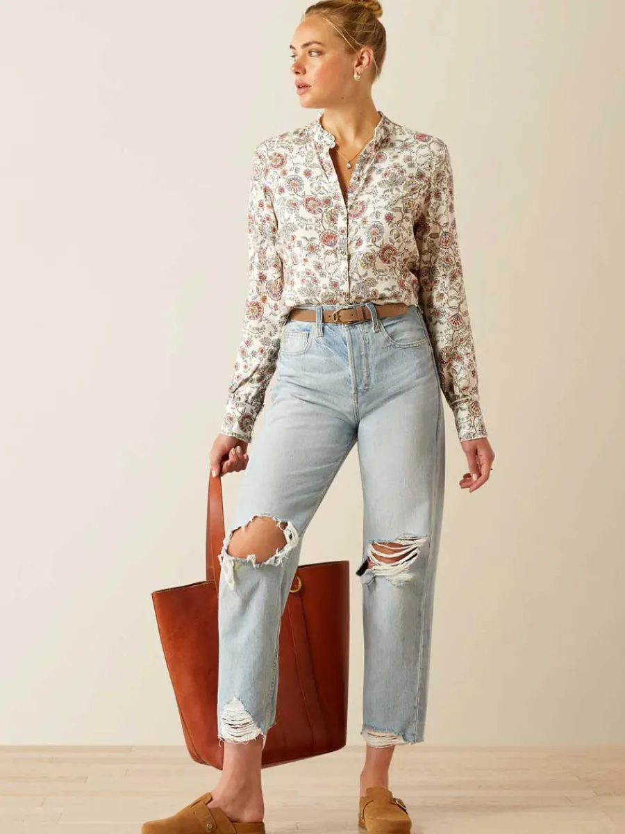 ariat_clarion_blouse__wom_2.webp Women Ariat Clarion Blouse - Womens - Paisley Perennial