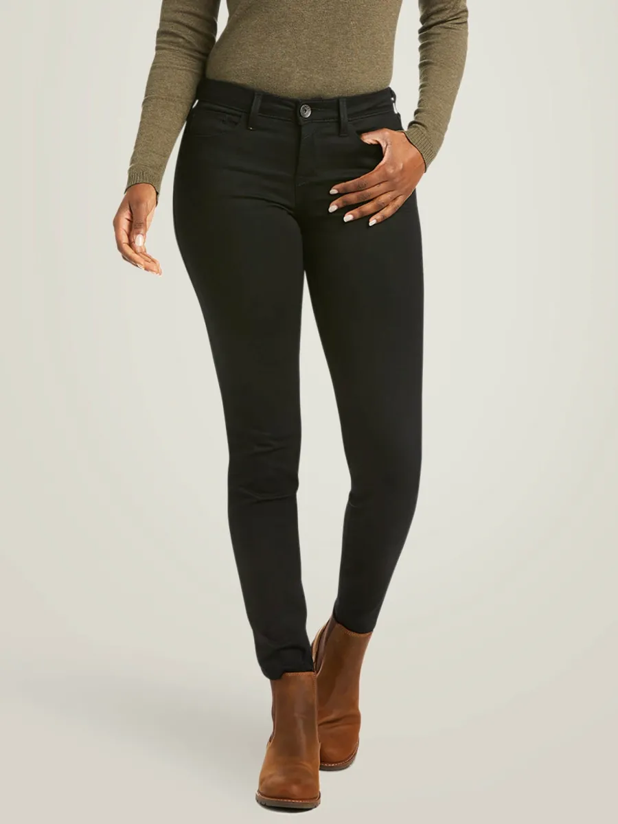 Women Ariat Forever Skinny Jeans - Ladies - Perfect Rise - Black Rinse