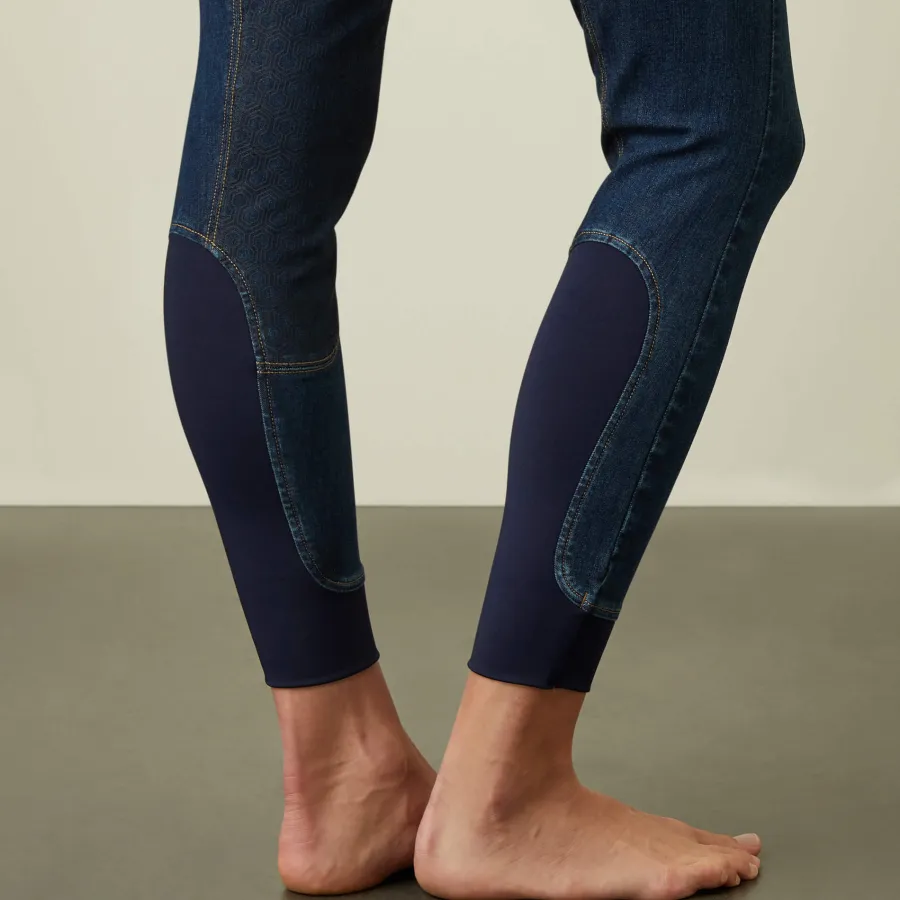 ariat_halo_denim_riding_b_4.webp Women Ariat Halo Denim Riding Breeches – Womens Full Seat - Marine Blue