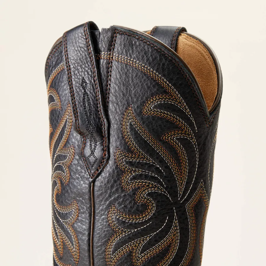 Ariat Heritage J Toe Stretchfit Western Boots - Womens Cowgirl - Black
