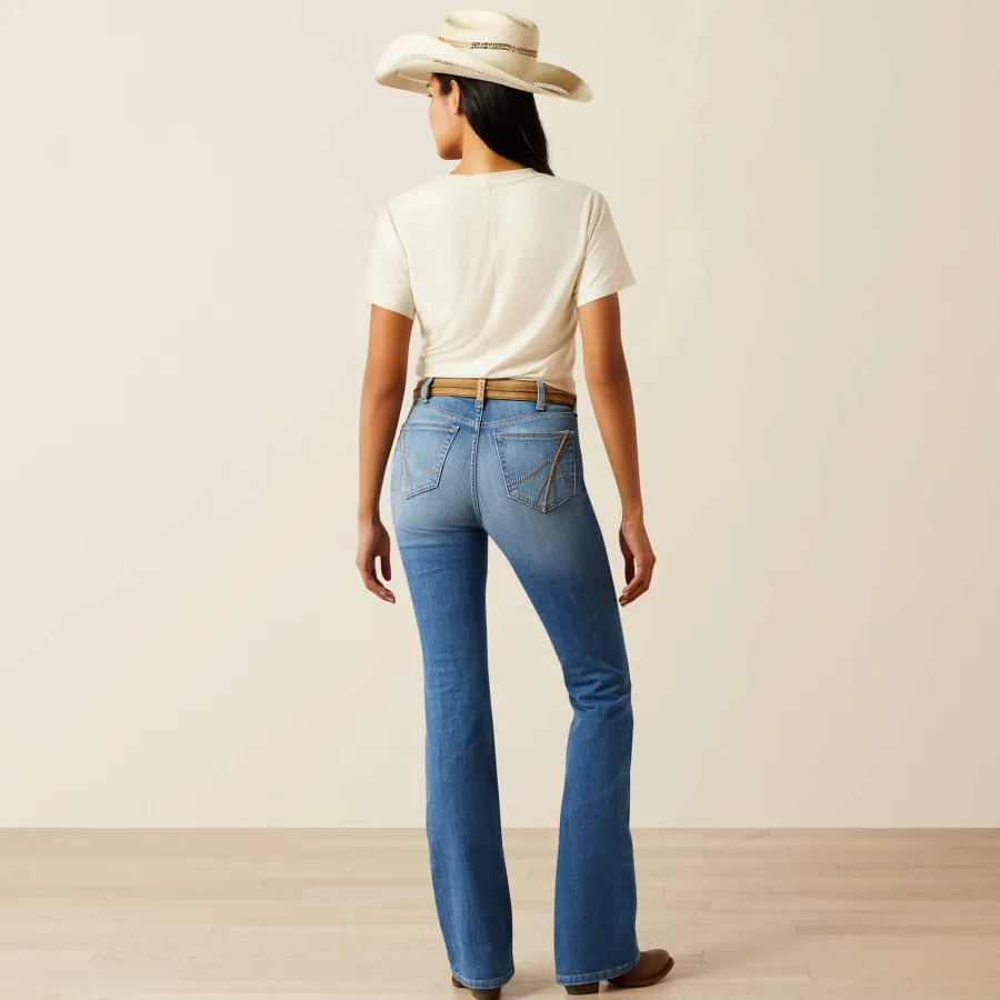 Ariat High Rise Cassandra Boot Cut Jeans - Women's - Anaheim Blue