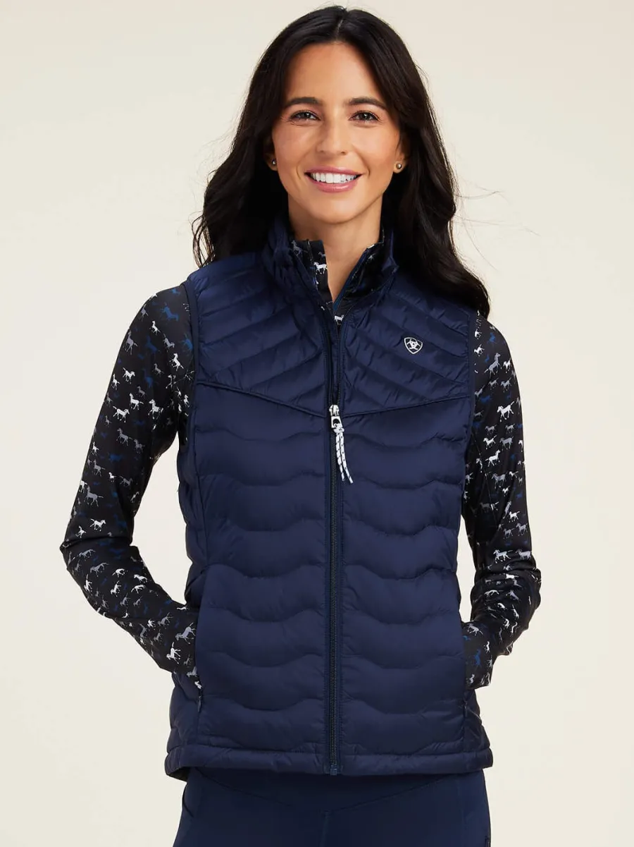 Women Ariat Ideal Down Gilet - Womens - Navy Eclipse