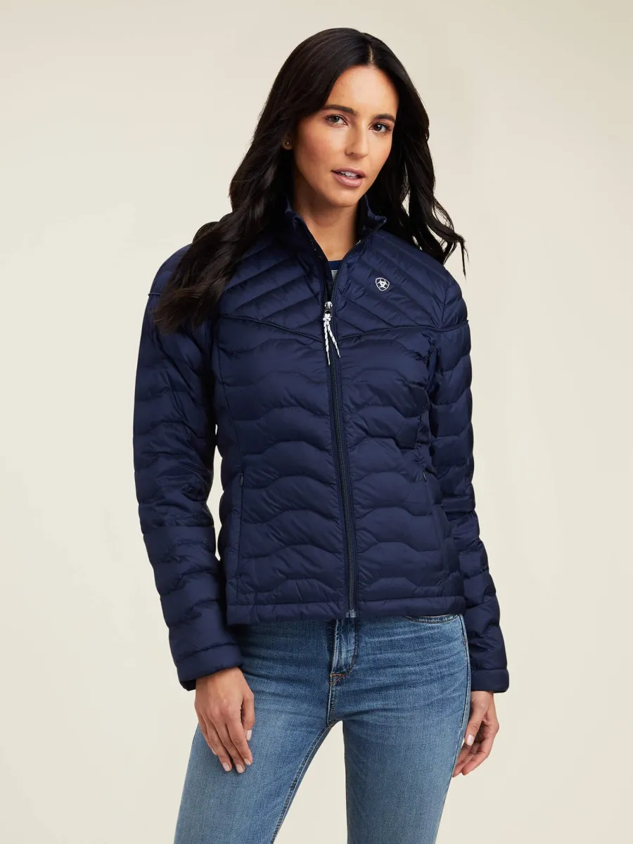 Women Ariat Ideal Down Insulated Jacket - Womens - Navy Eclipse