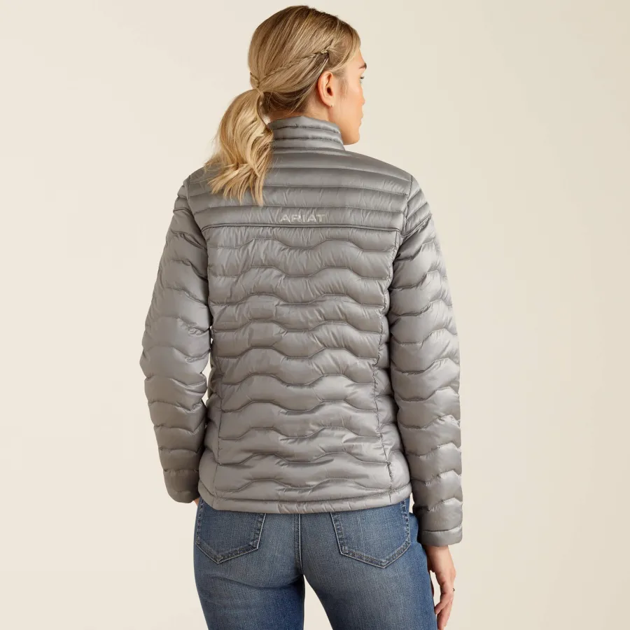 ariat_ideal_down_insulate_1.webp Women Ariat Ideal Down Insulated Jacket - Womens - Iridescent Ultimate Grey