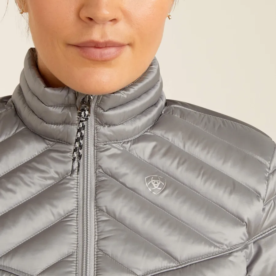 ariat_ideal_down_insulate_2.webp Women Ariat Ideal Down Insulated Jacket - Womens - Iridescent Ultimate Grey