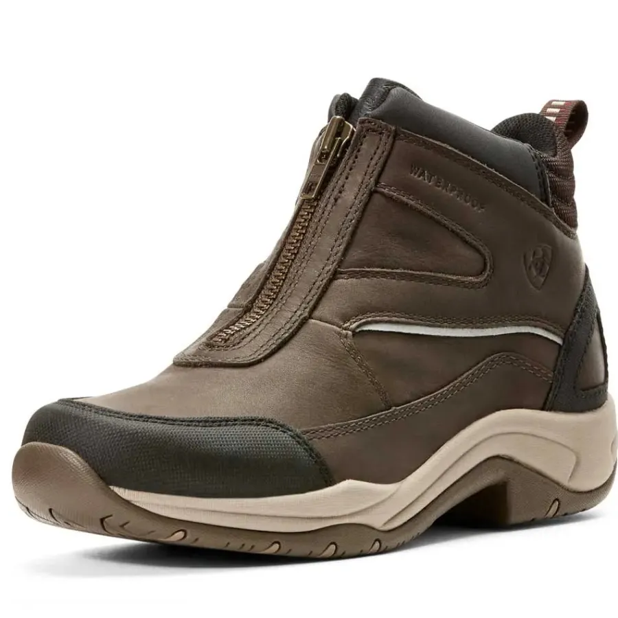 Ariat Telluride Zip Boots - Womens Waterproof H20 - Dark Brown