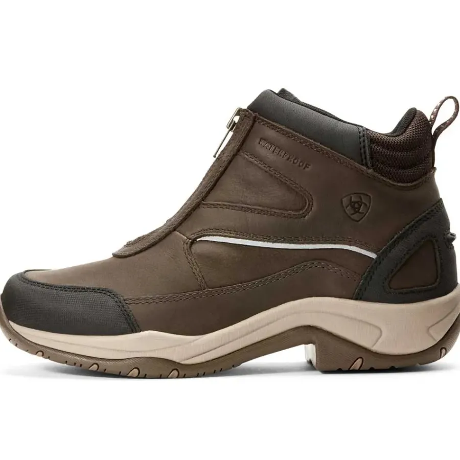 Ariat Telluride Zip Boots - Womens Waterproof H20 - Dark Brown