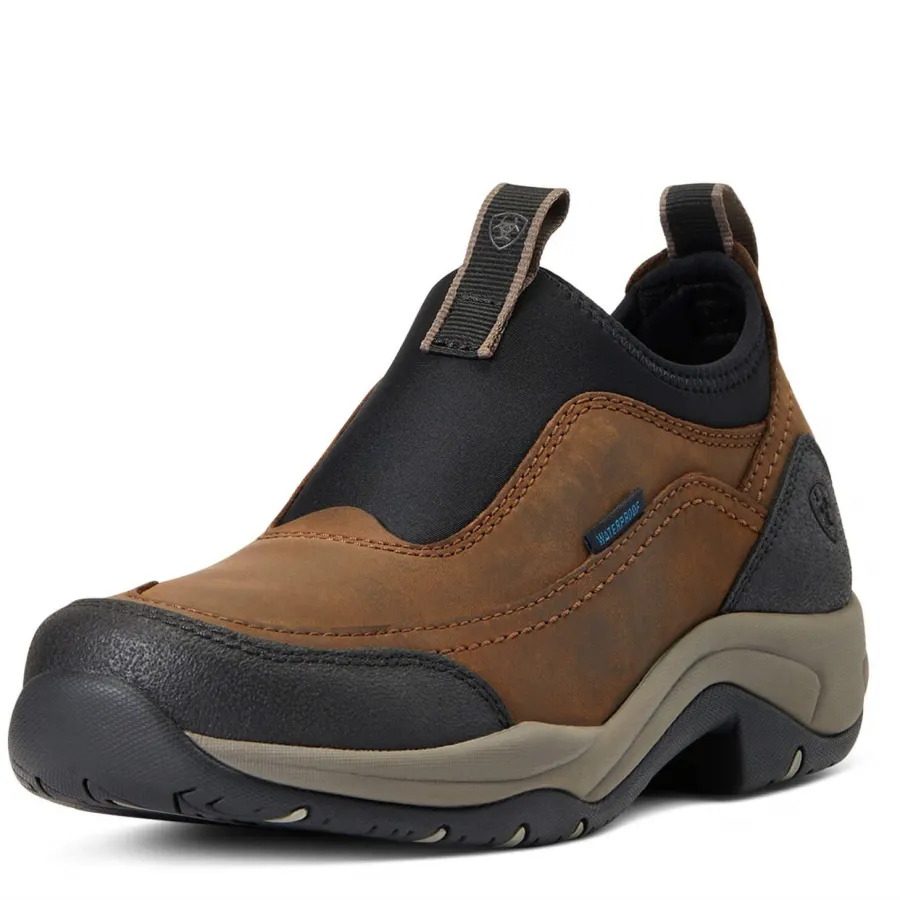 Ariat Terrain Ease Waterproof Boots - Womens - Oily Distressed Brown