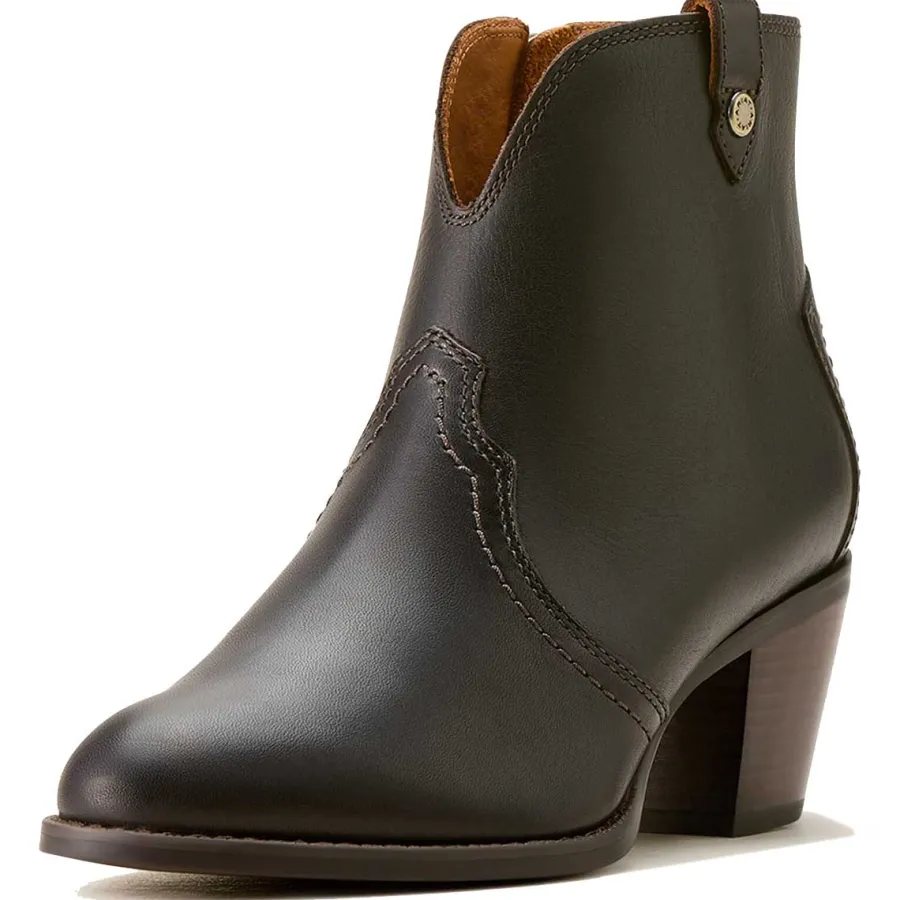 Ariat Tilbury Ankle Western Boots - Womens - Chocolate Truffle