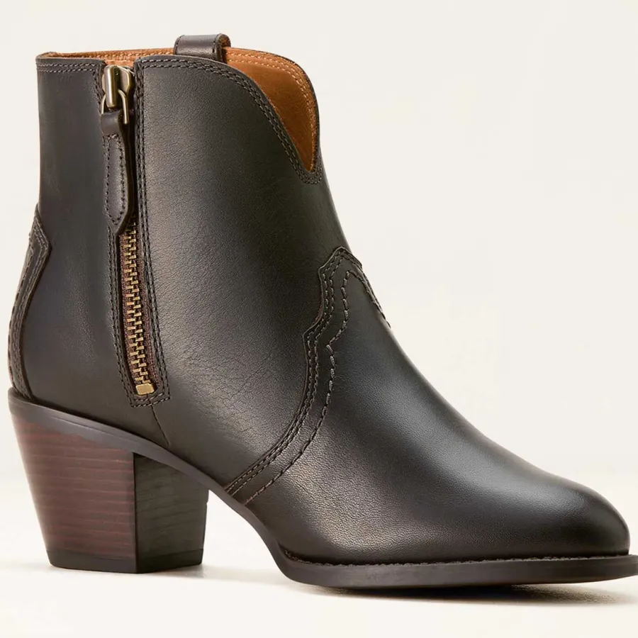 Ariat Tilbury Ankle Western Boots - Womens - Chocolate Truffle