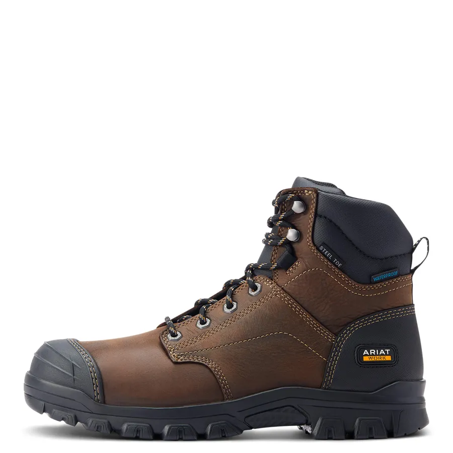 ariat_treadfast_quot_lace_2.webp Ariat Treadfast 6" Lace Work Boots - Mens Waterproof Steel Toe Cap - D