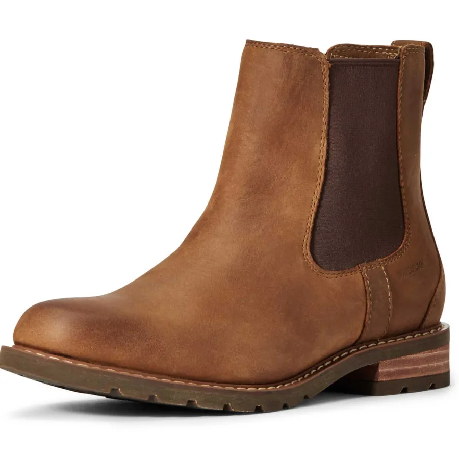 Ariat Wexford H2O Waterproof Chelsea Boots - Womens - Weathered Brown