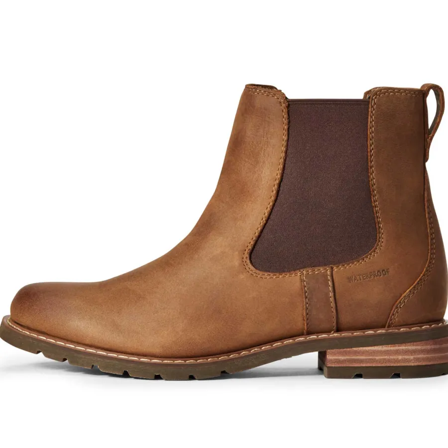 ariat_wexford_ho_waterpro_2-1.webp Ariat Wexford H2O Waterproof Chelsea Boots - Womens - Weathered Brown