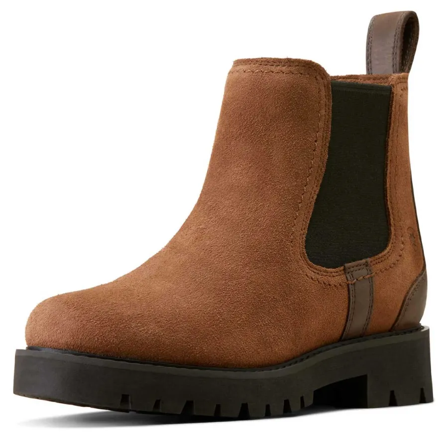 Ariat Wexford Lug H2O Waterproof Chelsea Boots - Womens - Dark Earth