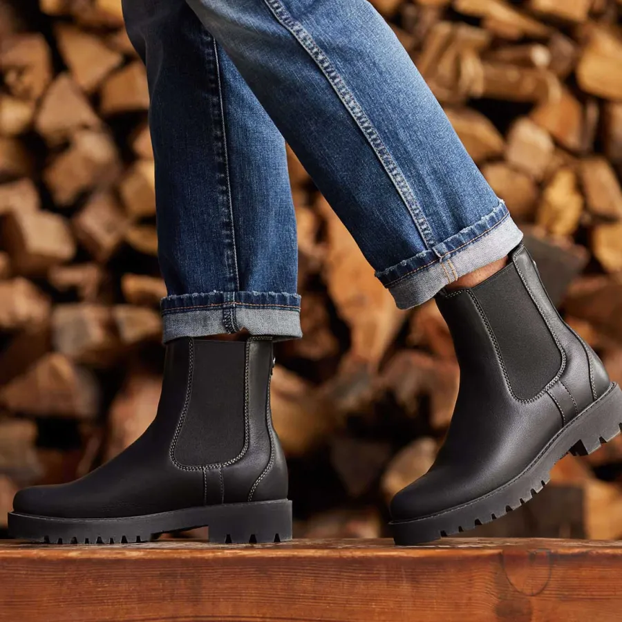 ariat_wexford_lug_mid_wat_1.webp Ariat Wexford Lug Mid Waterproof Chelsea Boots - Womens - Jet Black