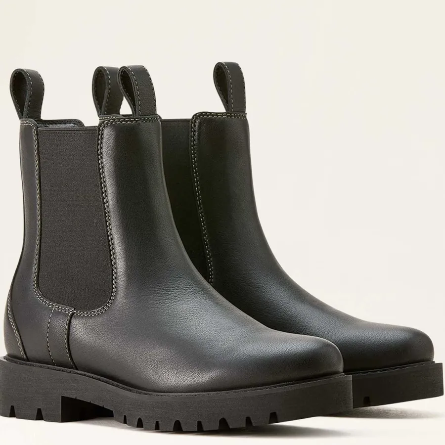 ariat_wexford_lug_mid_wat_7.webp Ariat Wexford Lug Mid Waterproof Chelsea Boots - Womens - Jet Black