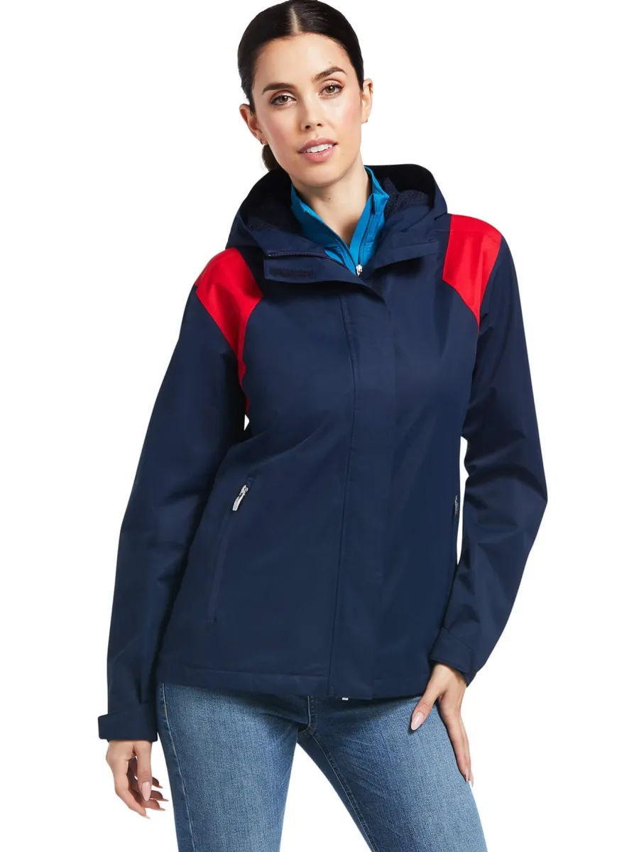 Women Ariat Women's Spectator Waterproof Jacket - Team Navy