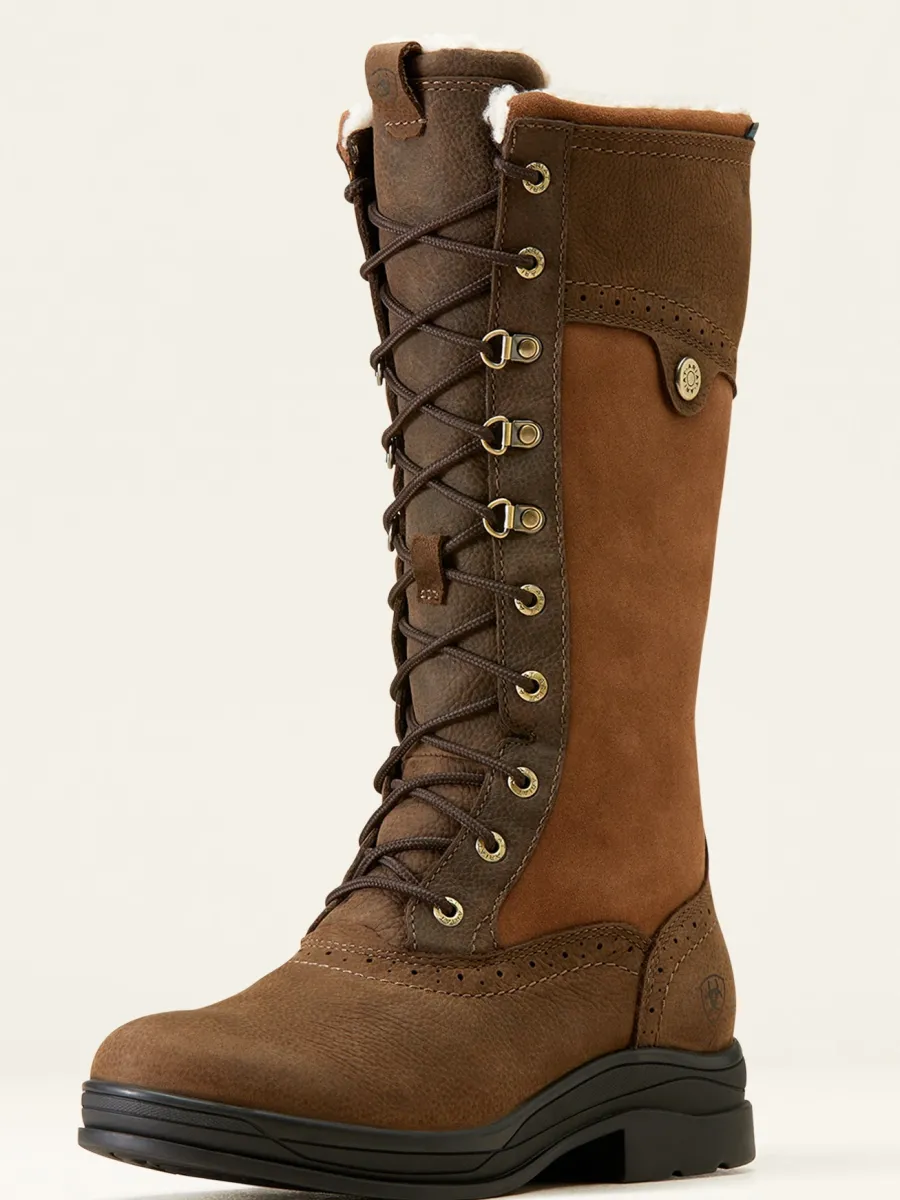 Women Ariat Wythburn II Boots - Womens Waterproof H2O Insulated - Java
